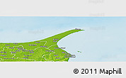 Physical Panoramic Map of Skagen