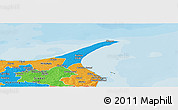 Political Panoramic Map of Skagen