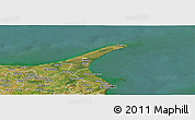 Satellite Panoramic Map of Skagen