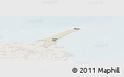 Shaded Relief Panoramic Map of Skagen, lighten