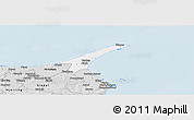Silver Style Panoramic Map of Skagen