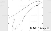 Blank Simple Map of Skagen, cropped outside, no labels