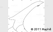 Blank Simple Map of Skagen, no labels