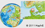 Physical Location Map of Stovring, highlighted parent region