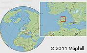 Savanna Style Location Map of Stovring