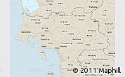 Shaded Relief 3D Map of Ribe