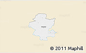 Classic Style 3D Map of Grindsted, single color outside