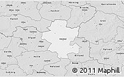 Silver Style 3D Map of Grindsted