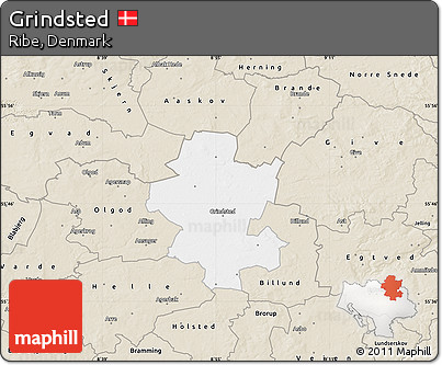 Classic Style Map of Grindsted