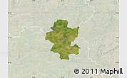 Satellite Map of Grindsted, lighten