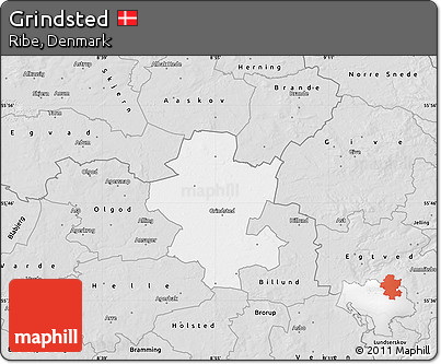 Silver Style Map of Grindsted