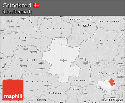 Silver Style Map of Grindsted