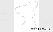 Blank Simple Map of Holsted, cropped outside