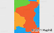 Political Simple Map of Holsted