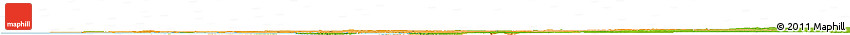Political Shades Horizon Map of Ribe, physical outside