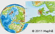 Physical Location Map of Ribe