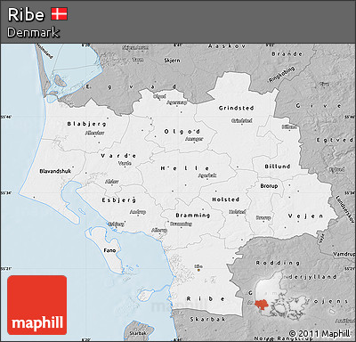 Gray Map of Ribe