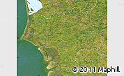 Satellite Map of Ribe