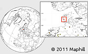 Blank Location Map of Varde