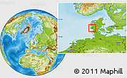 Physical Location Map of Varde