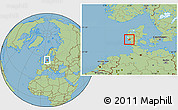 Savanna Style Location Map of Varde