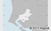 Gray Map of Varde, single color outside