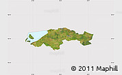 Satellite Map of Egvad, cropped outside
