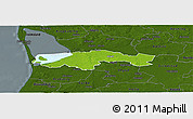 Physical Panoramic Map of Egvad, darken