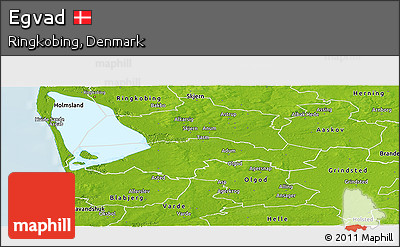 Physical Panoramic Map of Egvad