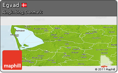 Physical Panoramic Map of Egvad