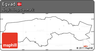 Blank Simple Map of Egvad, cropped outside, no labels