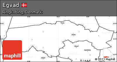Blank Simple Map of Egvad