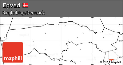Blank Simple Map of Egvad, no labels