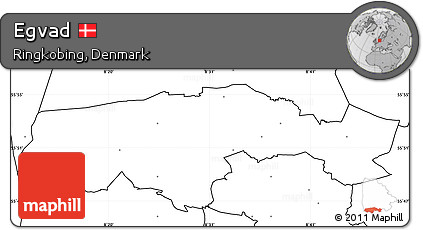 Blank Simple Map of Egvad, no labels