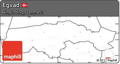 Blank Simple Map of Egvad, no labels