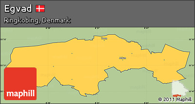 Savanna Style Simple Map of Egvad, cropped outside