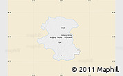 Classic Style Map of Herning, single color outside
