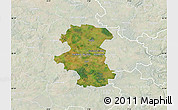 Satellite Map of Herning, lighten