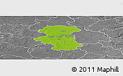 Physical Panoramic Map of Herning, desaturated