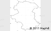 Blank Simple Map of Herning, cropped outside, no labels
