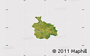 Satellite Map of Ikast, cropped outside