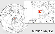 Blank Location Map of Ringkobing