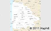 Classic Style Simple Map of Ringkobing