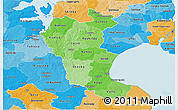 Political Shades 3D Map of Roskilde