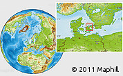 Physical Location Map of Bramsnas, highlighted parent region