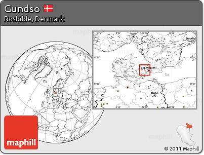 Blank Location Map of Gundso