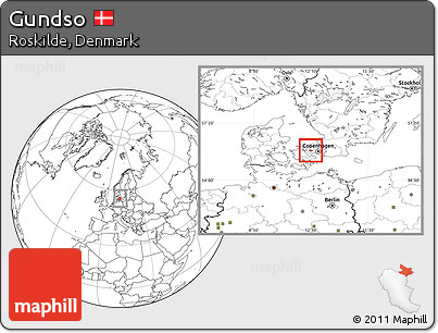 Blank Location Map of Gundso, highlighted parent region