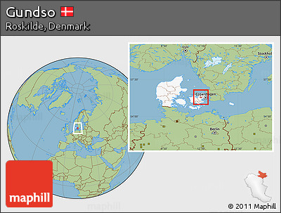 Savanna Style Location Map of Gundso, highlighted country