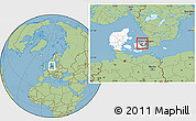Savanna Style Location Map of Gundso, highlighted country, highlighted parent region