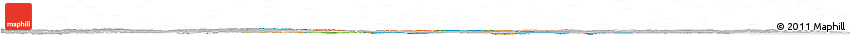Political Horizon Map of Roskilde, lighten, desaturated